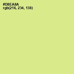 #D8EA8A - Mindaro Color Image
