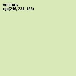 #D8EAB7 - Caper Color Image