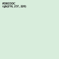 #D8EDDC - Willow Brook Color Image