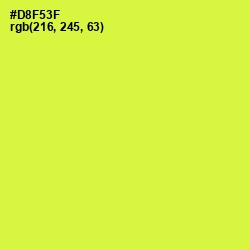 #D8F53F - Pear Color Image