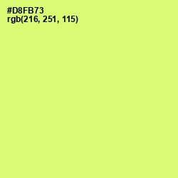 #D8FB73 - Sulu Color Image