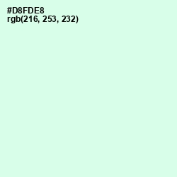 #D8FDE8 - Granny Apple Color Image