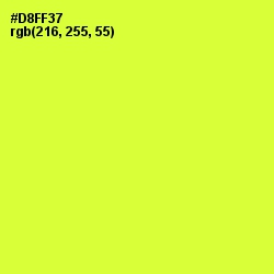 #D8FF37 - Pear Color Image