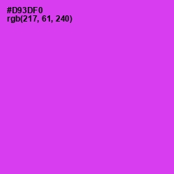 #D93DF0 - Razzle Dazzle Rose Color Image