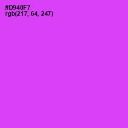 #D940F7 - Heliotrope Color Image