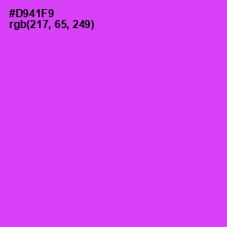 #D941F9 - Heliotrope Color Image