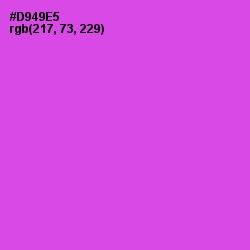 #D949E5 - Orchid Color Image