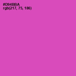 #D94BBA - Brilliant Rose Color Image