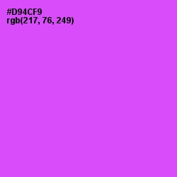 #D94CF9 - Heliotrope Color Image