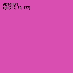 #D94FB1 - Brilliant Rose Color Image