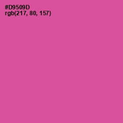 #D9509D - Mulberry Color Image