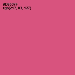 #D9537F - Cranberry Color Image