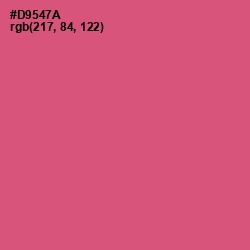 #D9547A - Cranberry Color Image