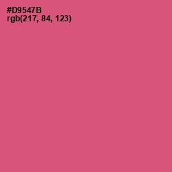 #D9547B - Cranberry Color Image