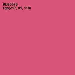 #D95576 - Cranberry Color Image