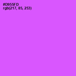 #D955FD - Heliotrope Color Image