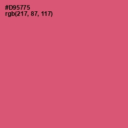 #D95775 - Cranberry Color Image