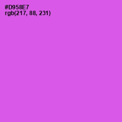 #D958E7 - Orchid Color Image