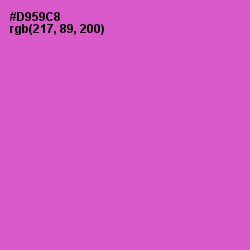 #D959C8 - Fuchsia Pink Color Image