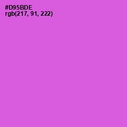 #D95BDE - Fuchsia Pink Color Image