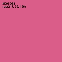 #D95D88 - Mulberry Color Image