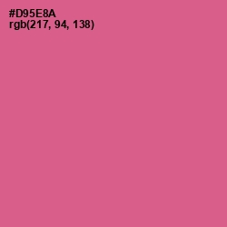 #D95E8A - Mulberry Color Image