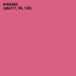 #D96080 - Charm Color Image