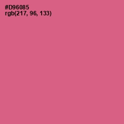 #D96085 - Charm Color Image