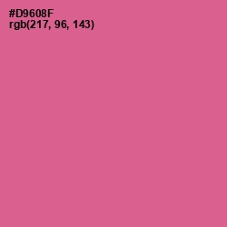 #D9608F - Charm Color Image