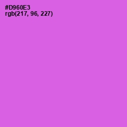 #D960E3 - Heliotrope Color Image