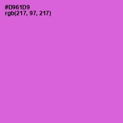 #D961D9 - Orchid Color Image