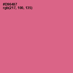 #D96487 - Charm Color Image