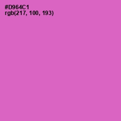 #D964C1 - Orchid Color Image