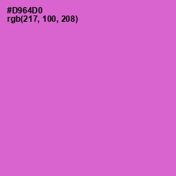 #D964D0 - Orchid Color Image