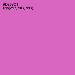 #D967C1 - Orchid Color Image