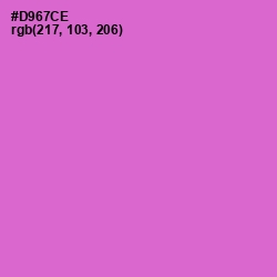 #D967CE - Orchid Color Image