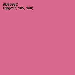 #D9698C - Charm Color Image