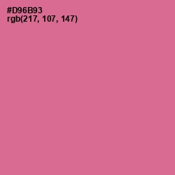 #D96B93 - Charm Color Image