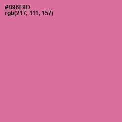 #D96F9D - Charm Color Image