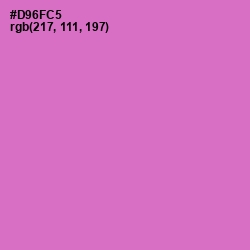 #D96FC5 - Orchid Color Image