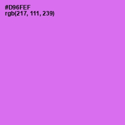 #D96FEF - Heliotrope Color Image