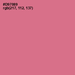 #D97089 - Charm Color Image