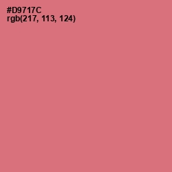 #D9717C - Contessa Color Image