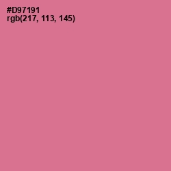 #D97191 - Charm Color Image