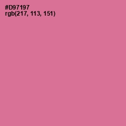 #D97197 - Charm Color Image