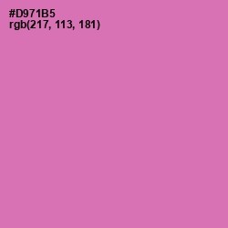 #D971B5 - Hopbush Color Image