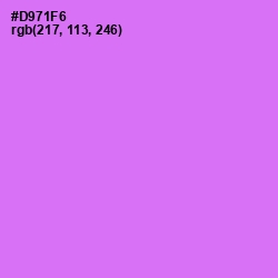 #D971F6 - Heliotrope Color Image