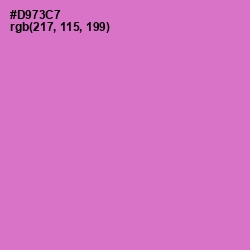 #D973C7 - Orchid Color Image