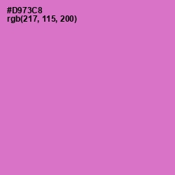 #D973C8 - Orchid Color Image