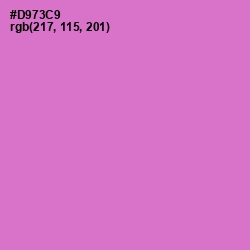 #D973C9 - Orchid Color Image